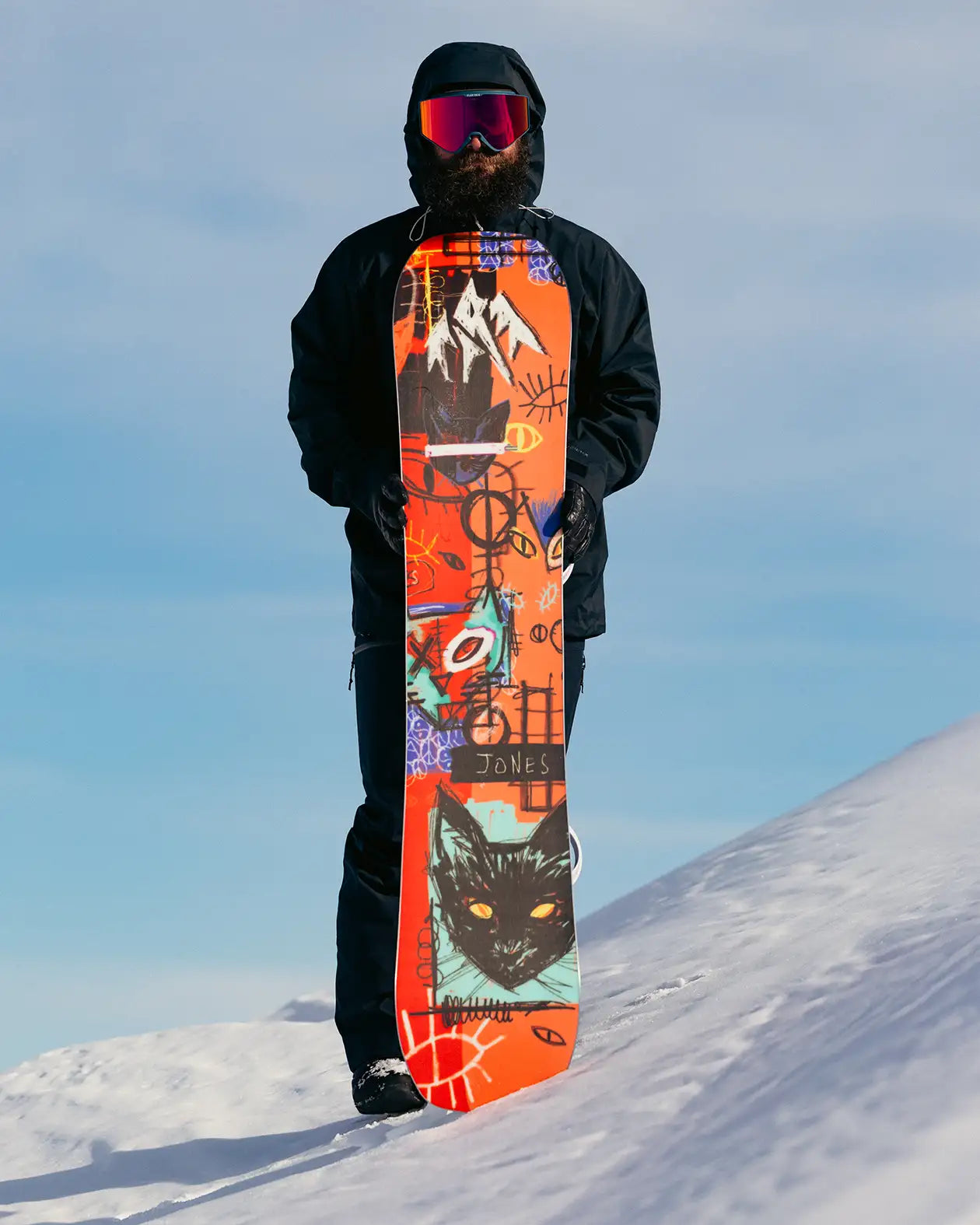 Men's Rally Cat Snowboard | Jones Men's Rally Cat Snowboard Jones Snowboards High Performance