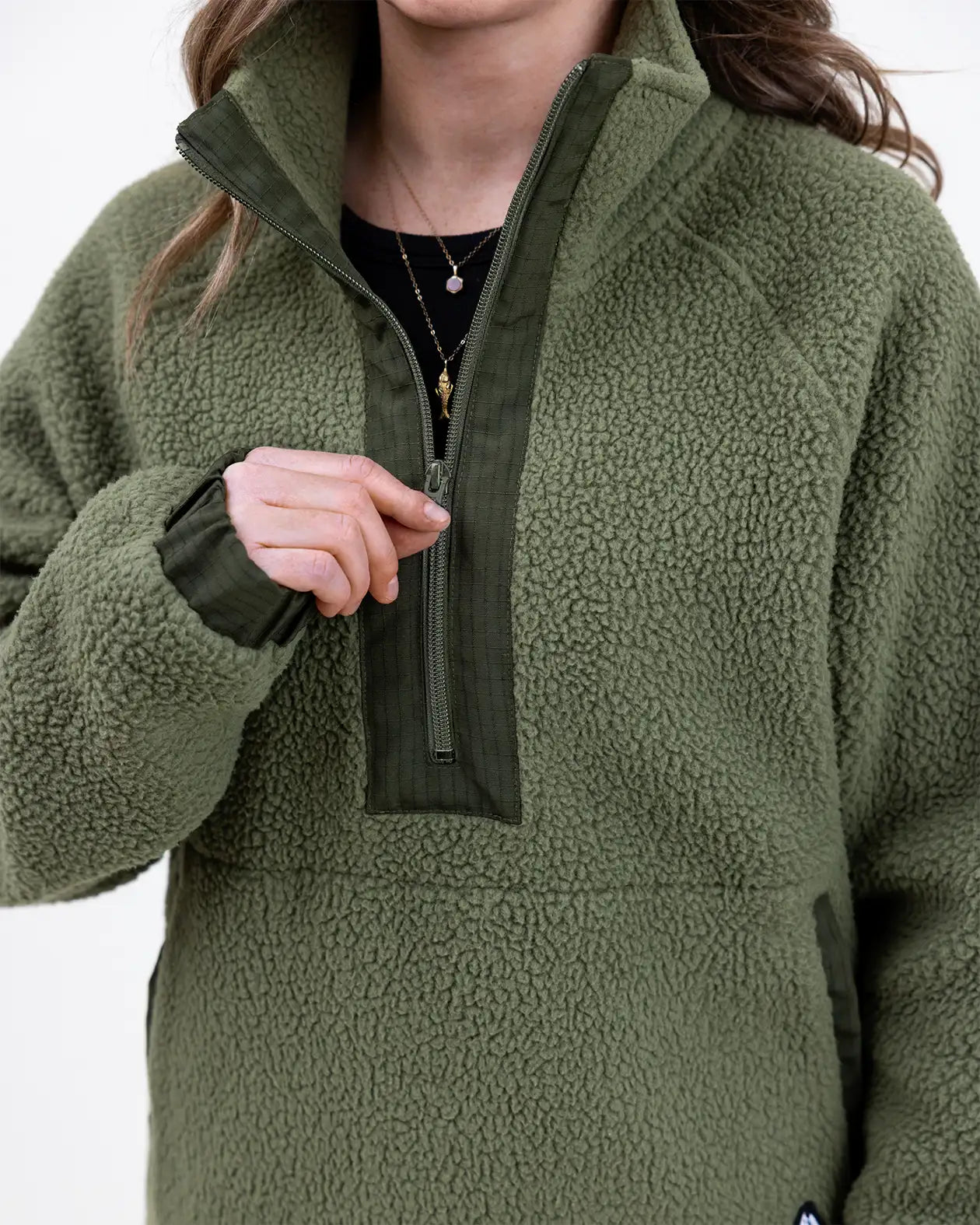 Women’s Campfire Recycled Sherpa Fleece Pullover