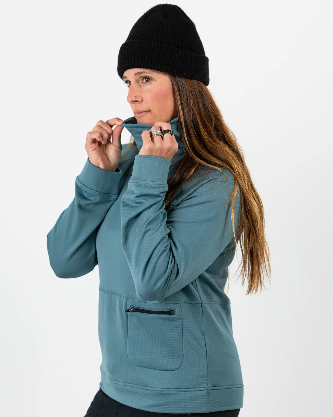 Women's Flagship Recycled Grid Fleece | Jones Women's Flagship Recycled Grid Fleece Jones Snowboards High Performance