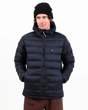 Men’s Re-Up Recycled Down Hoodie | Jones Men’s Re-Up Recycled Down Hoodie Jones Snowboards High Performance 7630949117090 J.26.JKM.RUH.BK.2S.1