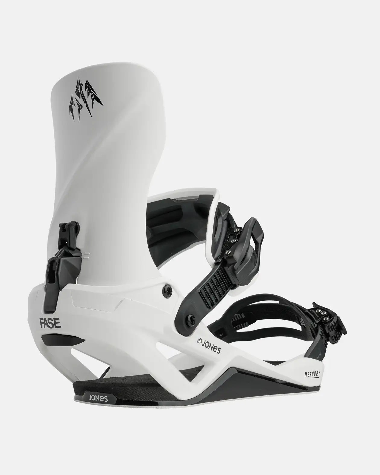 Mercury FASE® Snowboard Binding | Jones Mercury FASE® Snowboard Binding Bindings Jones Snowboards High Performance 7630680865489 J.27.BNU.MEF.WH.2S.1