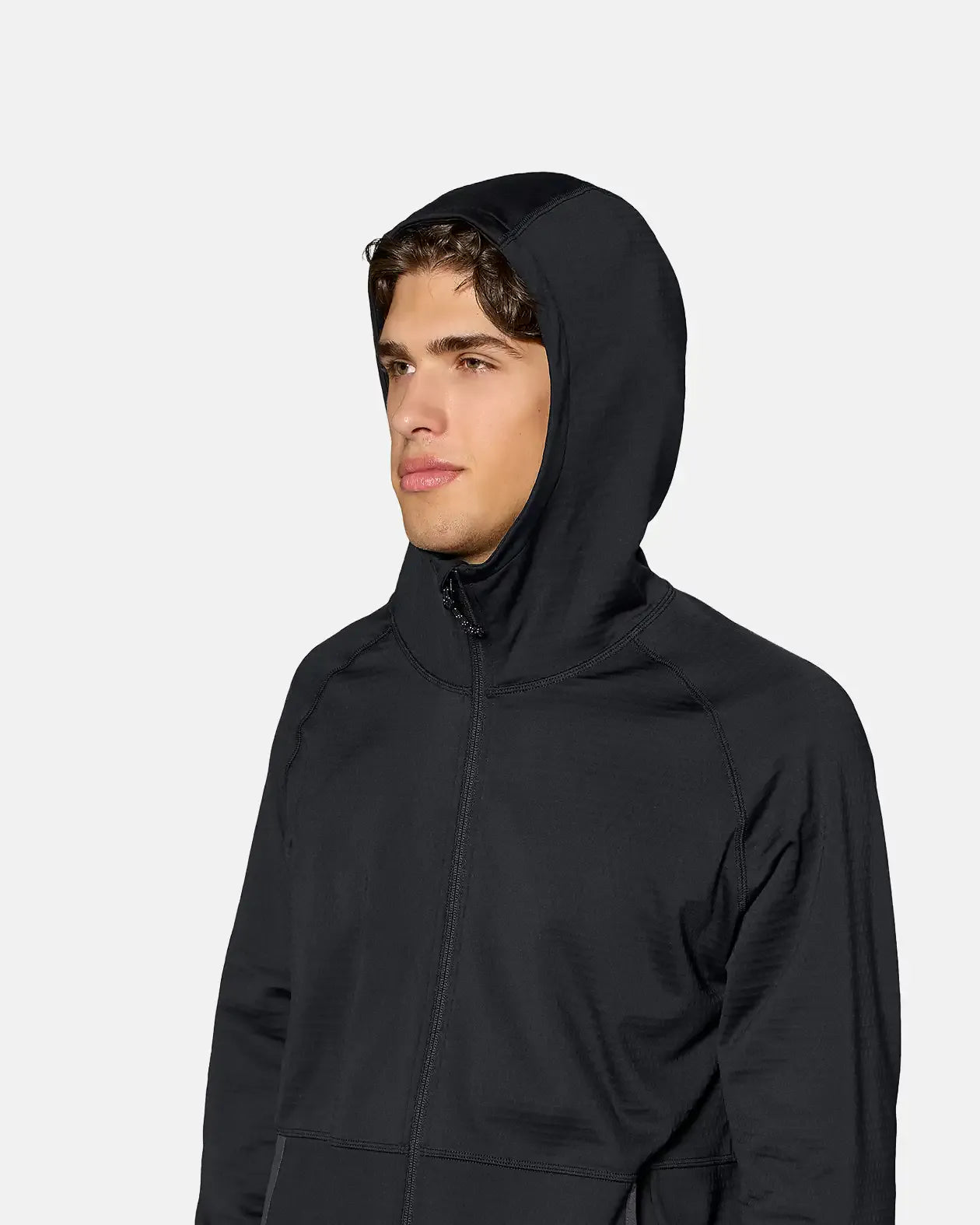 M'S FLAGSHIP GRID FLEECE HOODED JACKET 2027 M'S FLAGSHIP GRID FLEECE HOODED JACKET 2027 Apparel Technical Jones Snowboards High Performance