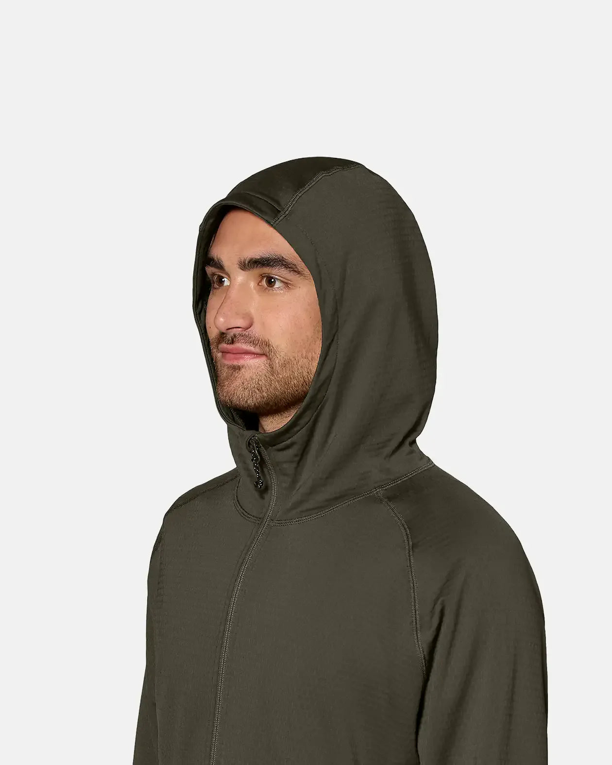 M'S FLAGSHIP GRID FLEECE HOODED JACKET 2027 M'S FLAGSHIP GRID FLEECE HOODED JACKET 2027 Apparel Technical Jones Snowboards High Performance