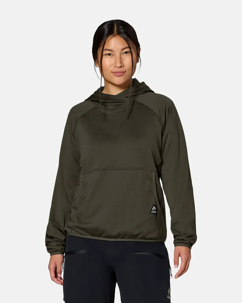 Women’s Flagship Grid Fleece Hooded Pullover