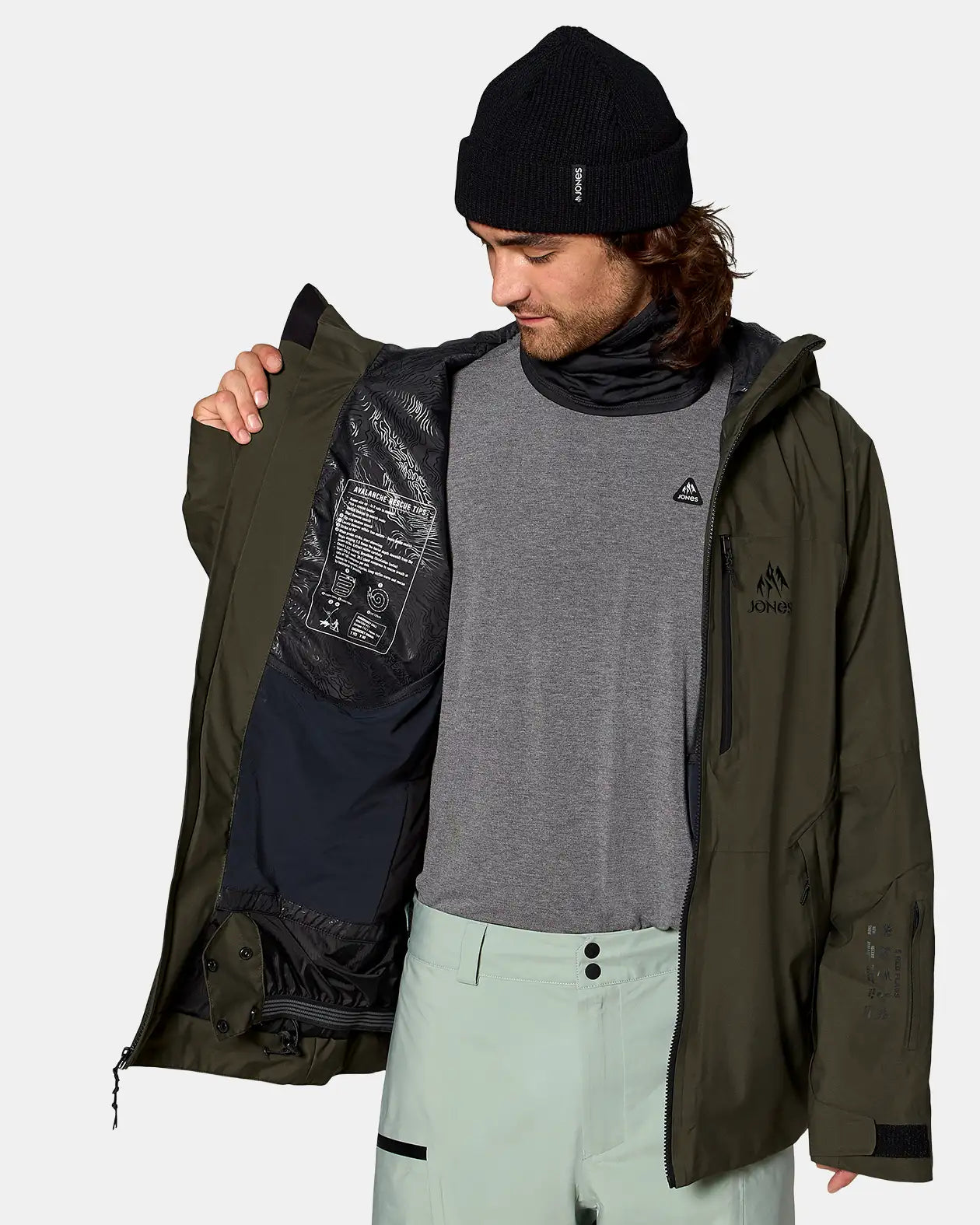 M'S DEEPER GORE-TEX INSULATED JACKET 2027 M'S DEEPER GORE-TEX INSULATED JACKET 2027 Outerwear Jones Snowboards High Performance