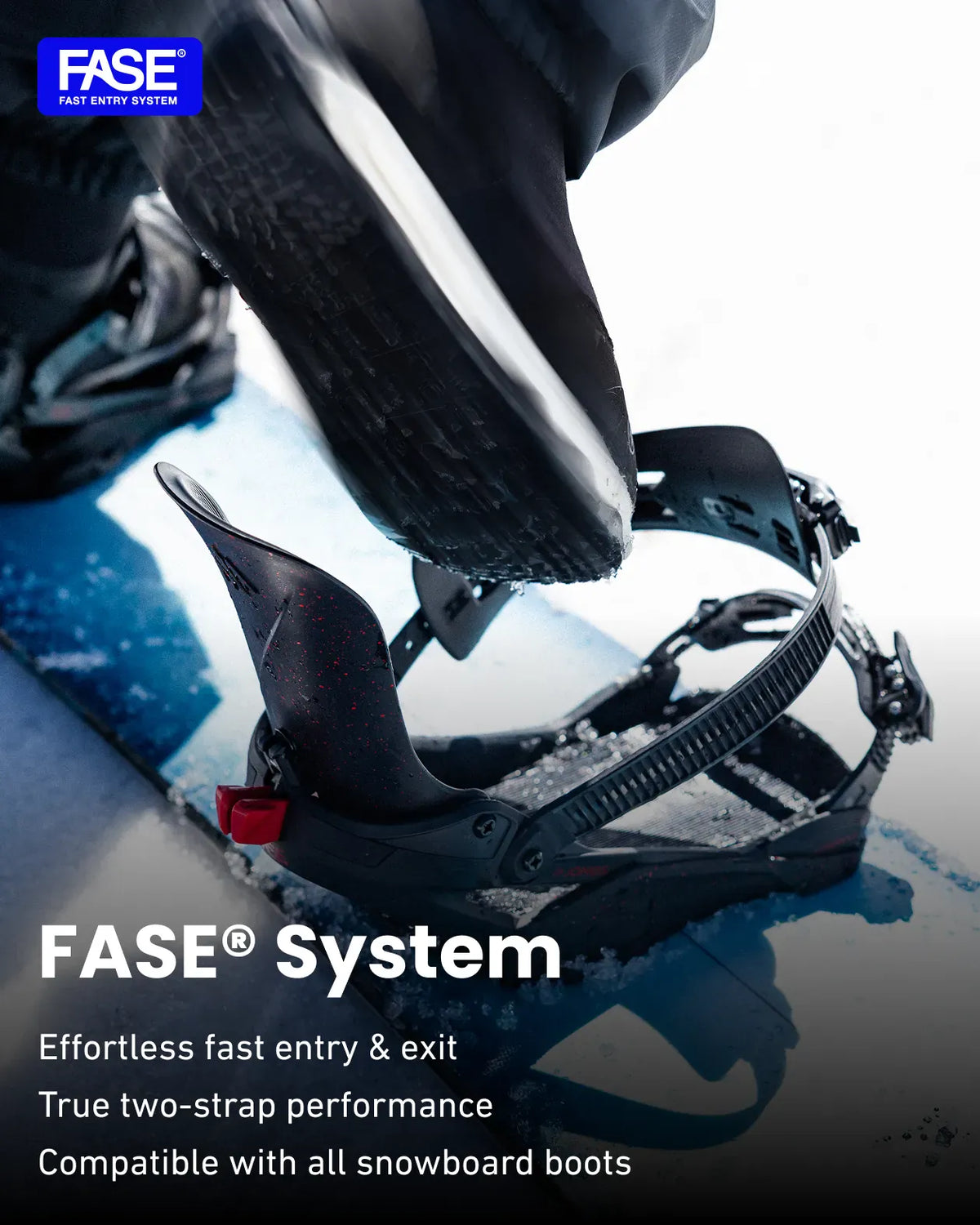 Nebula FASE® Snowboard Binding | Jones Nebula FASE® Snowboard Binding Bindings Jones Snowboards High Performance
